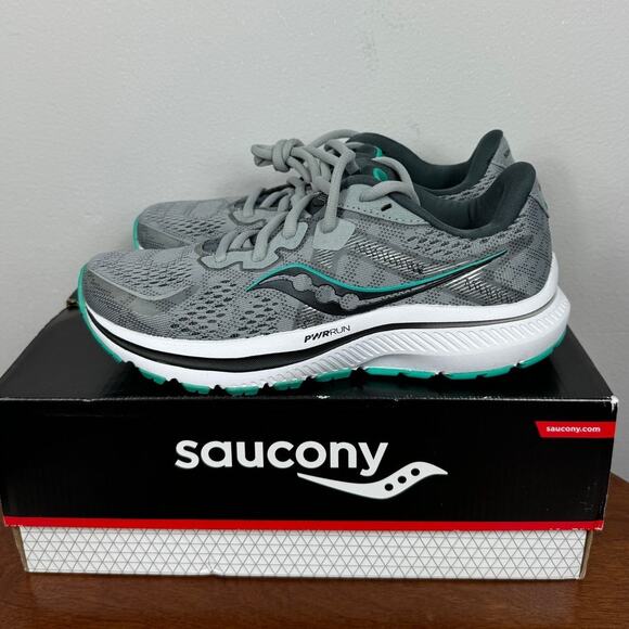 New Saucony Omni 20 Running Sneaker in Alloy/Jade Women's Size 5.5 - Picture 4 of 9